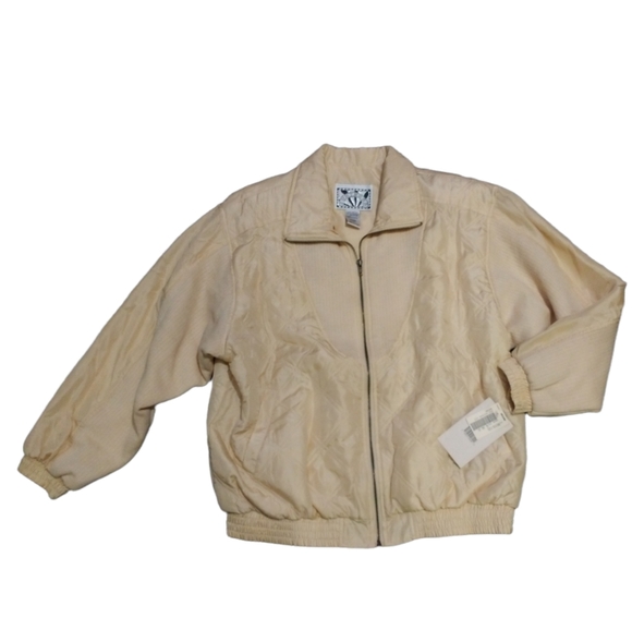 NWT VINTAGE 80's Sunterra Silk Jacket sz M - Picture 5 of 15